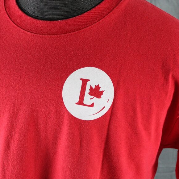 Canadian Political shirt - Liberals Real Progress - Men's Large - Picture 2 of 9